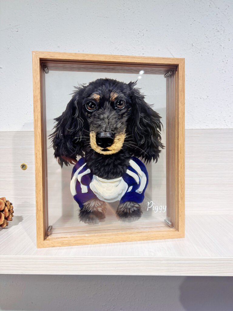 Custom 3D Pet Portrait of Dog and Cat