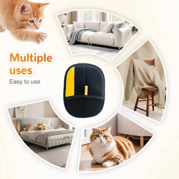 Gentle Deshedding Glove for Cats
