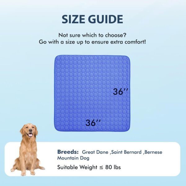 Close-up of breathable cooling fabric and anti-slip texture on pet cooling mat